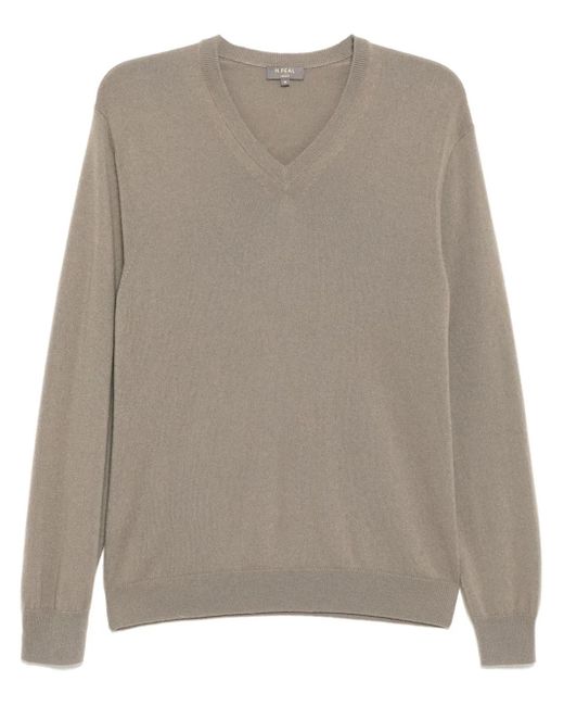 メンズ N.Peal Cashmere Burlington プルオーバー Brown
