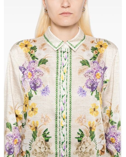 Mary Katrantzou Metallic Verona Shirt