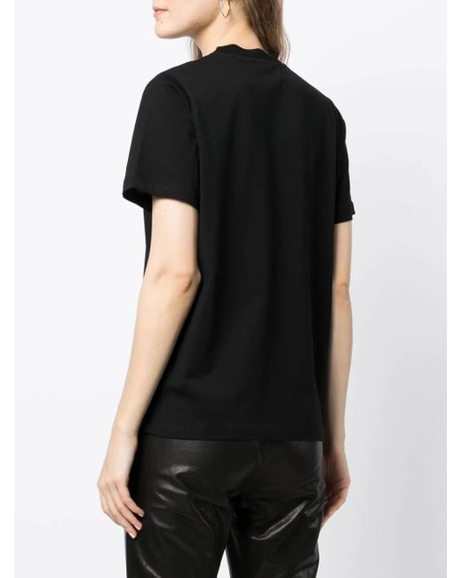Coperni Black Logo-Print Short-Sleeve T-Shirt