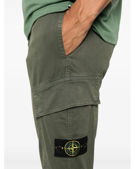 Stone Island Green Stylish Pants For Fall 2024 for men
