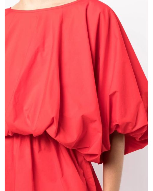 Goen.J Puff-Sleeved Flared Blouse