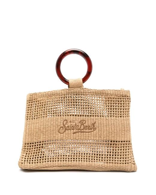 Mc2 Saint Barth Natural Fiona Ring Tote Bag