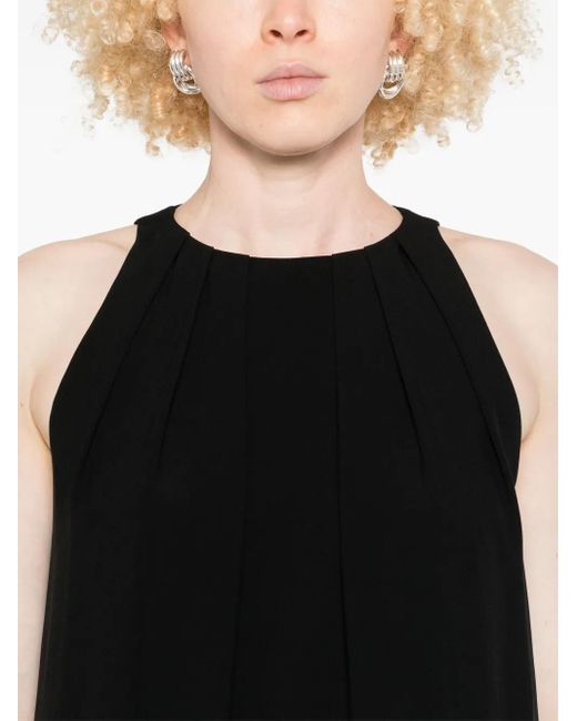 Liviana Conti Black Sleeveless Dress