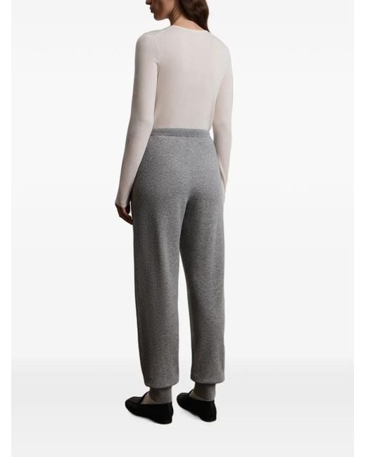 12 STOREEZ Gray Drawstring Knitted Track Pants