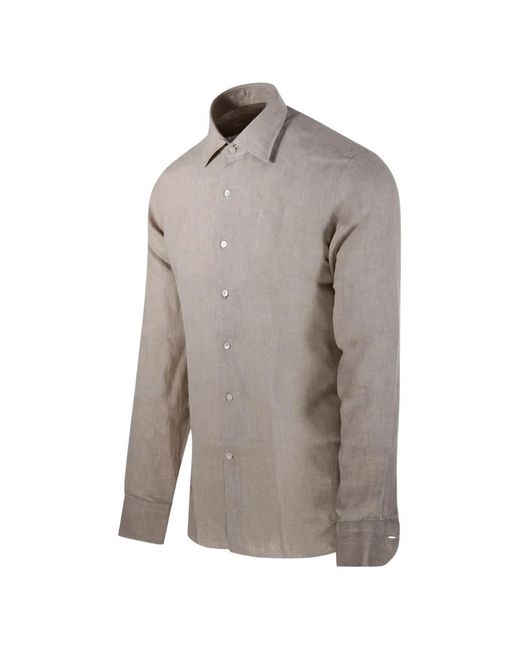 Borriello Gray Buttoned Shirt for men