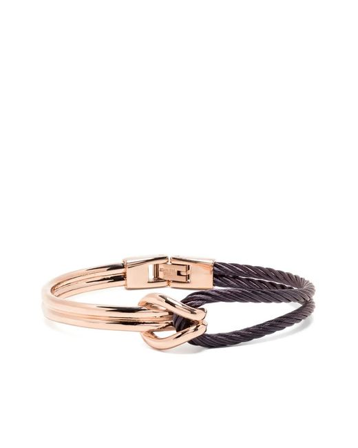 Charriol White Celtic Knot Bangle