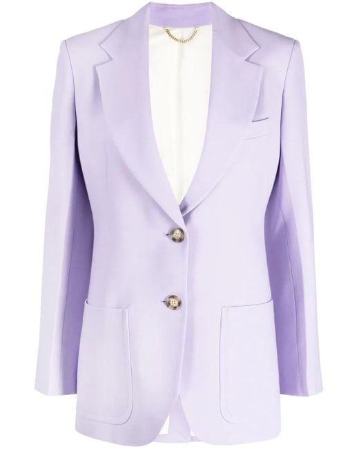 Victoria Beckham Purple Blazers