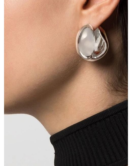 Coperni White Earrings Circular