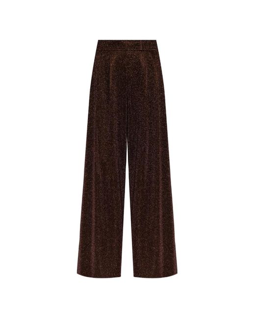 Oseree Brown Lumiere Long Trousers