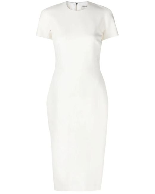 Victoria Beckham White Dresses