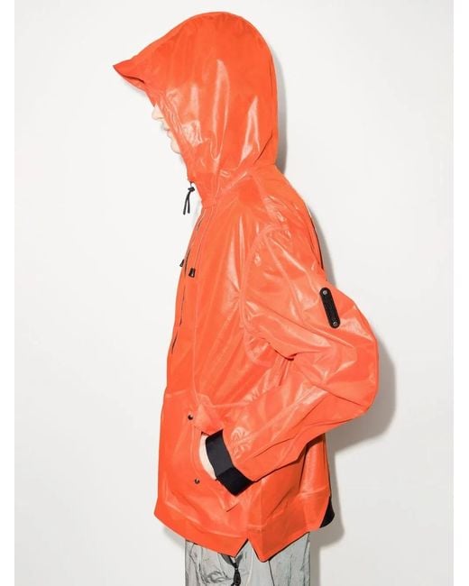 A_COLD_WALL* Orange Trellick Hooded Windbreaker for men
