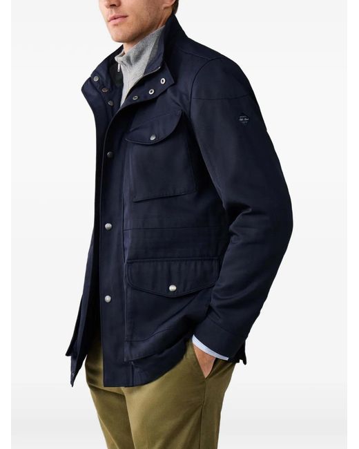 Hackett Blue Velospeed Four-Pocket Jacket for men