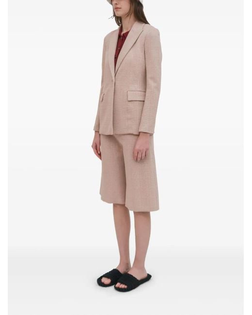 Rosetta Getty Natural Checked Blazer