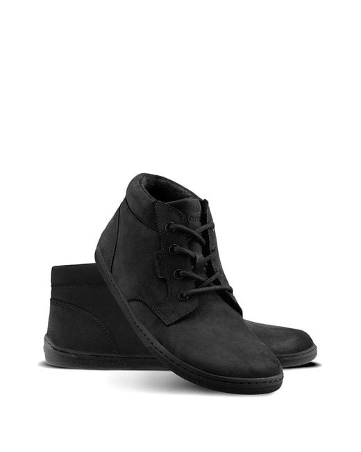 Be Lenka Black Lace-Up Suede Sneakers