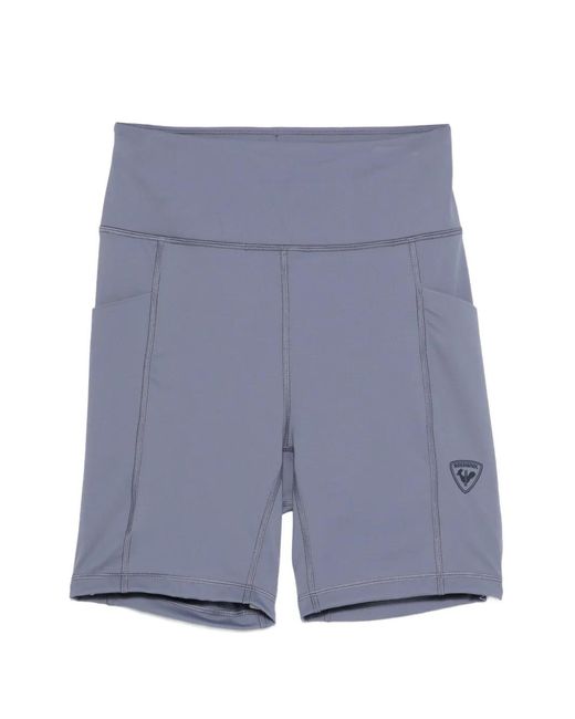 Rossignol Blue Sapa Tight Side-Pocket Shorts
