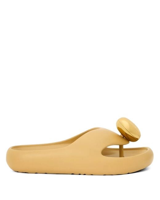 Loewe Natural Round-Detail Slides