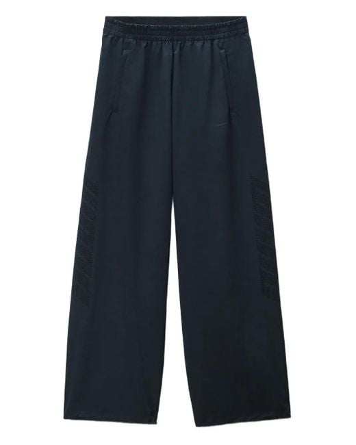 Alexander Wang Blue Logo-Detail Track Pants for men