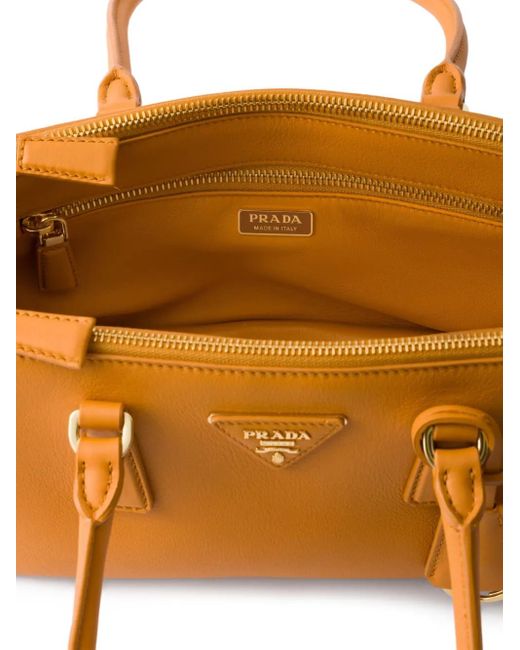Prada Orange Sac Cabas Galleria Médium