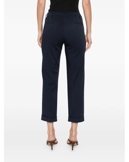 Teleria Zed Blue Alessia Cuffed Trousers