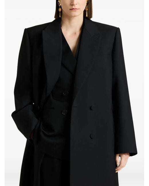 Givenchy Wollen Jas in het Black