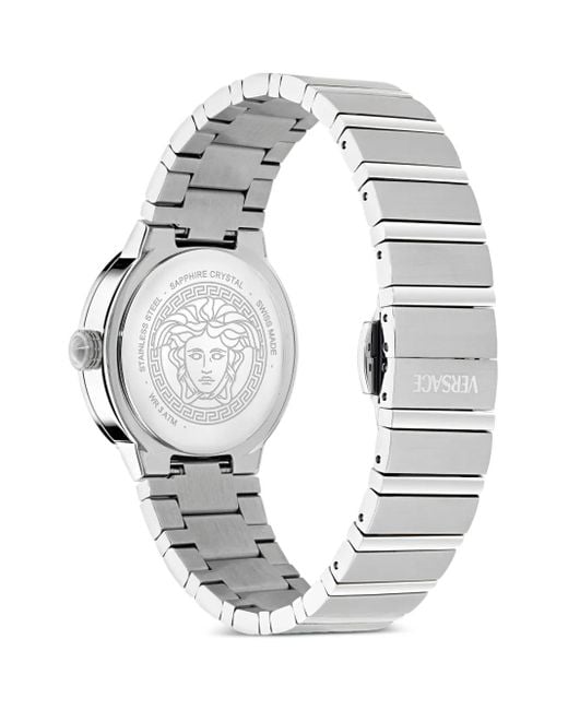 Versace Blue Striped-Dial 33Mm