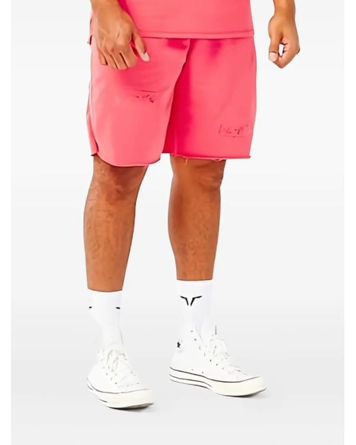 Pantalones cortos Golden Era con detalles rasgados SQUATWOLF de hombre de color Pink