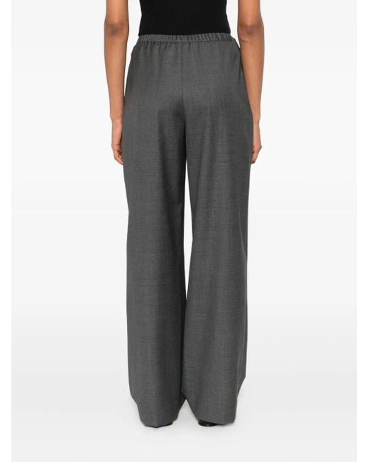 Loulou de Saison Gray Drawstring Wool Trousers