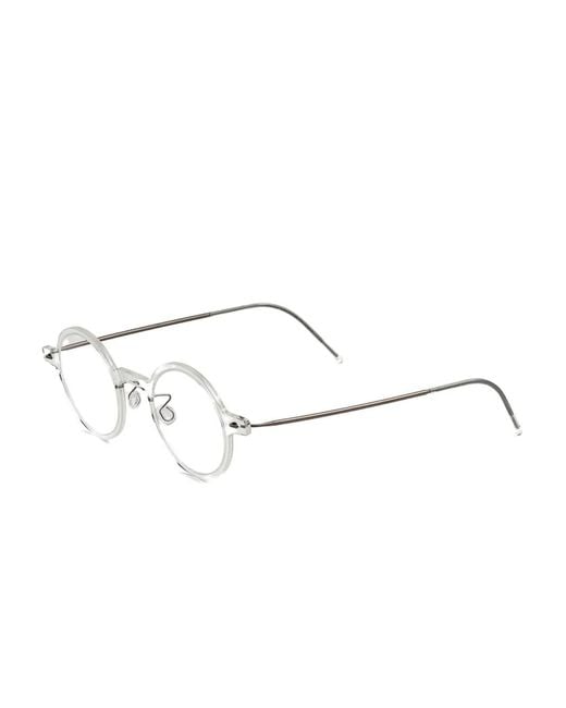 Lindberg Natural Round-Frame Glasses