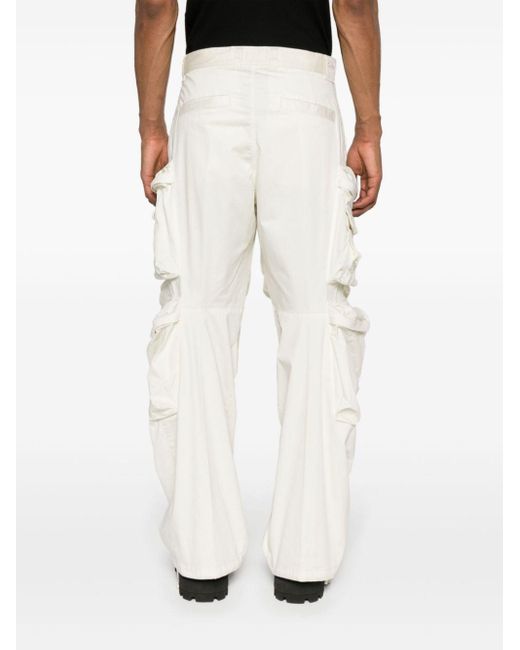 DIESEL White P-huges-new Cargo Trousers for men