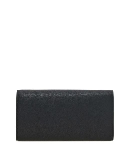 Ferragamo Black Gancini Chain Wallet