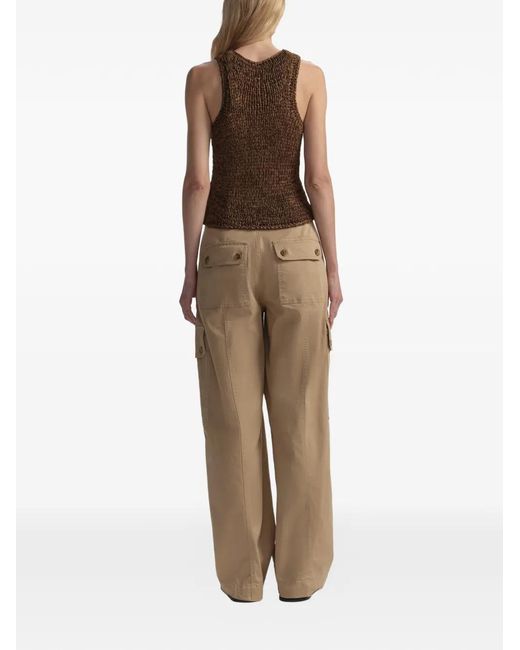 A.L.C. Natural Pantalon Carter À Poches Plaquées