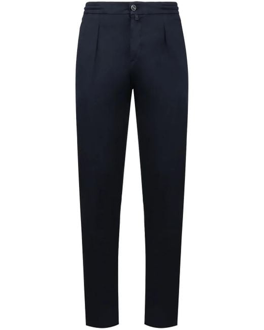 メンズ Kiton コットンパンツ Blue