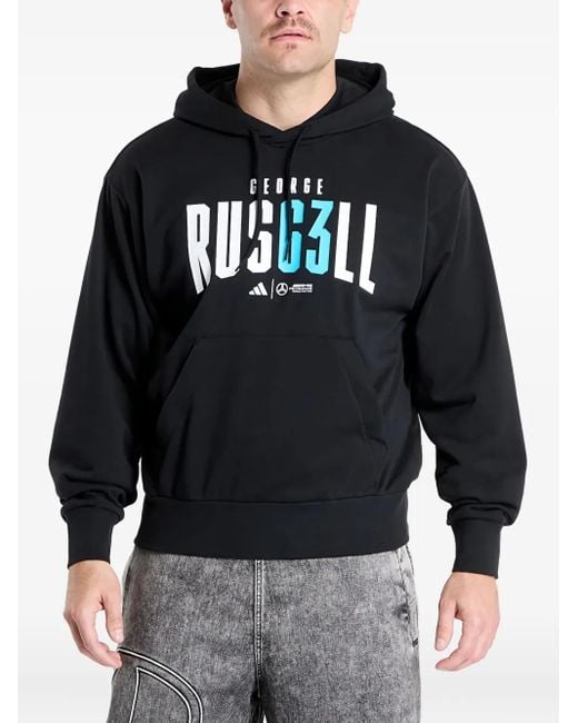 Adidas Blue X Mercedes-Amg Petronas F1 George Russel Hoodie for men
