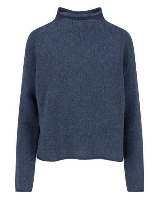 Lisa Yang Blue Cashmere Sweater
