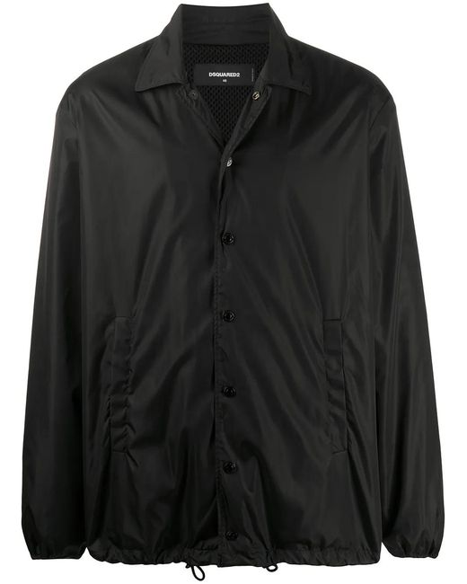 DSquared² Black Back Logo Field Jacket for men