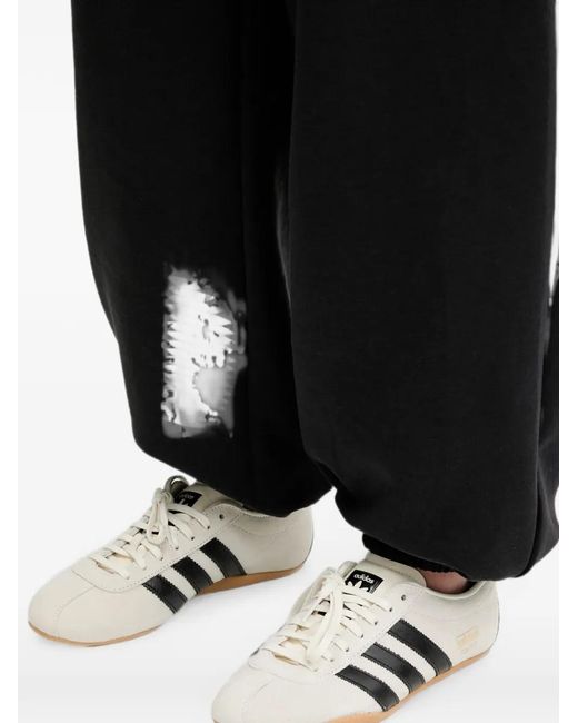 Adidas Black Soft Lux Wide-Leg Track Pants