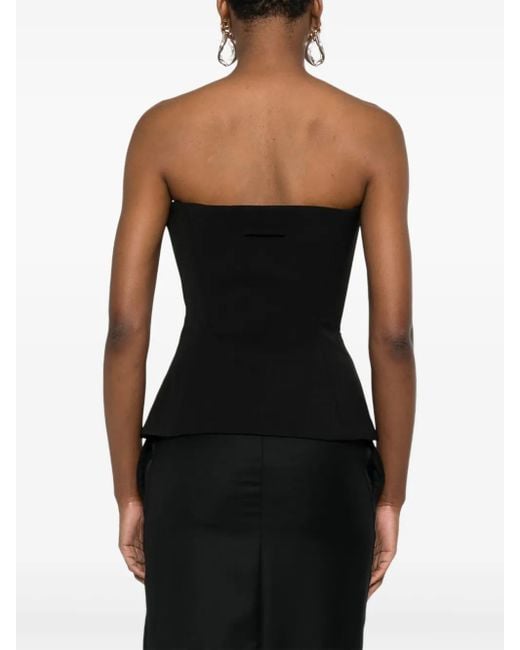Jean Paul Gaultier Black Strapless Bodice Top