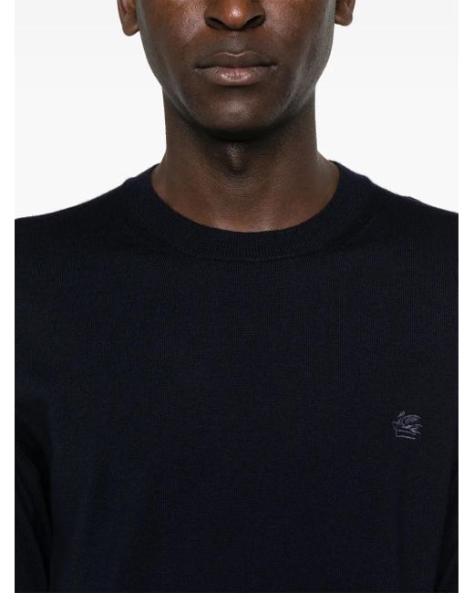 Etro Blue Sweater for men