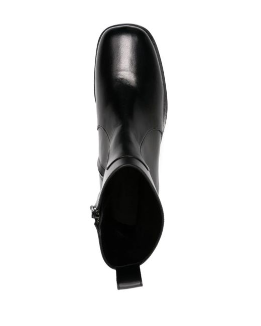 Studio Nicholson Black 40Mm Leather Boots for men