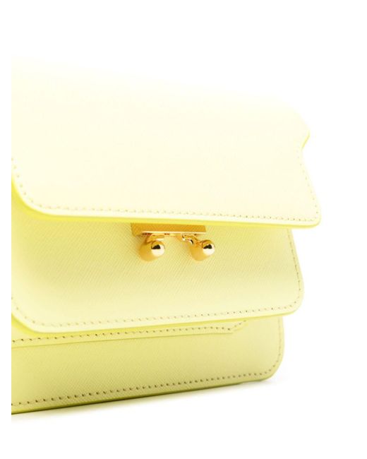 Marni Mini Trunk Shoulder Bag in Yellow Lyst