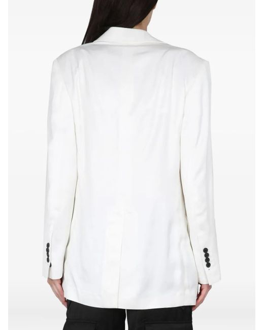 Tom Ford White Buttoned Blazer