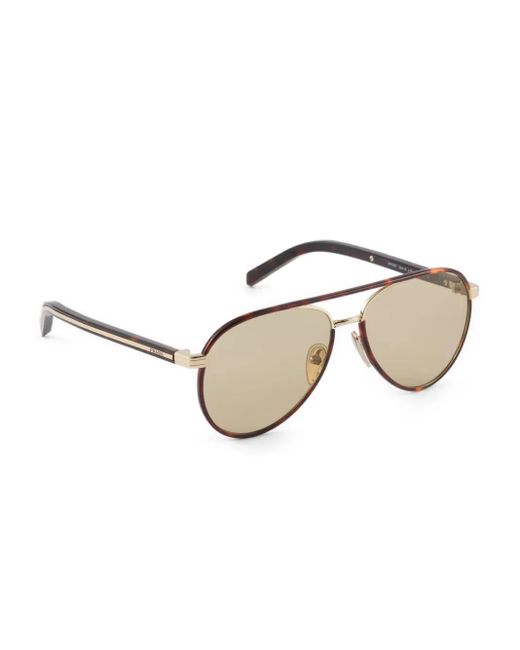 Prada Natural Pilot-Frame Sunglasses