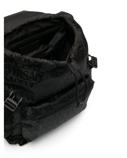 Mochila Allover Neo Versace de hombre de color Black