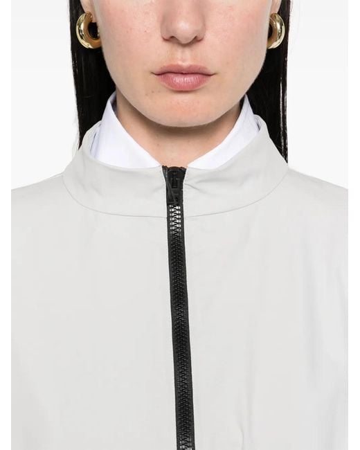 Herno White Zip-Up Jacket