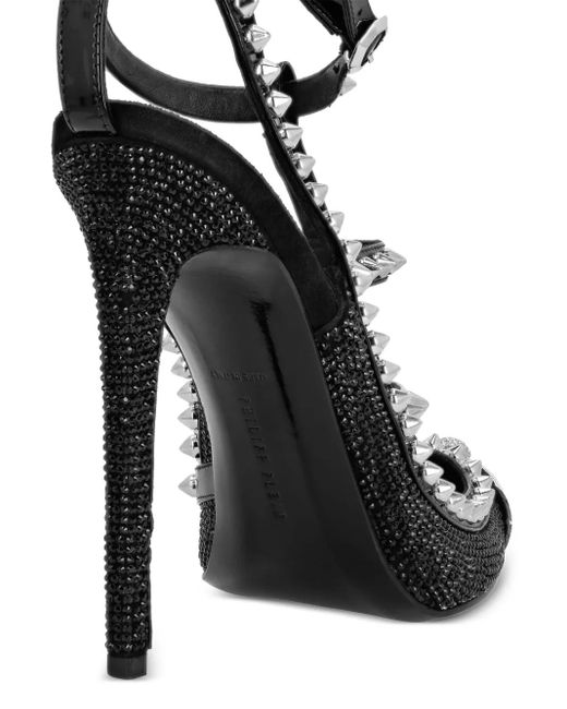 Philipp Plein Black Skull Pumps