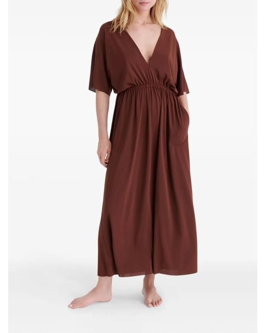 Eres Purple Adèle Maxi Dress