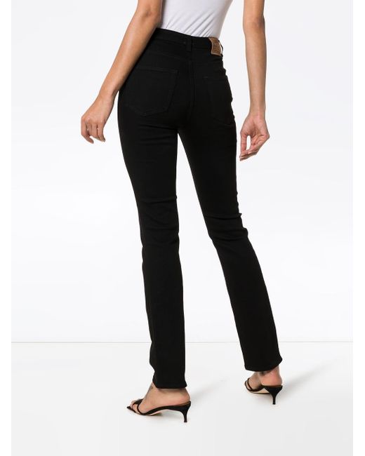 Denim High-waisted Slim-fit Jeans 