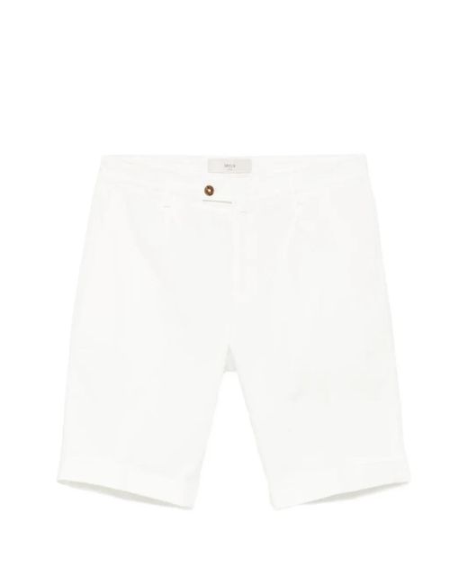 Briglia 1949 White Button Shorts for men