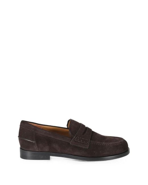 Roberto Festa Brown Penny-Detail Loafers
