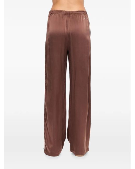 The Upside Brown Marnie Side-Stripe Track Pants